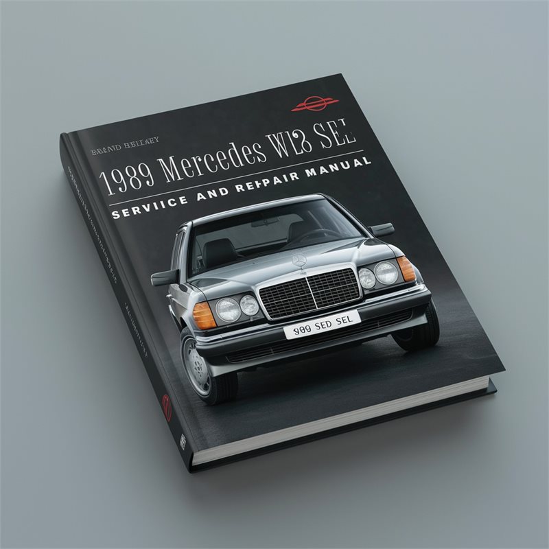 1989 Mercedes W126 SEL Service and Repair Manual 