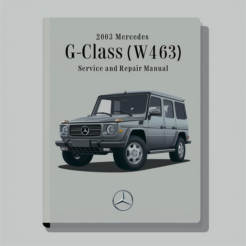 2003 Mercedes G-Class (W463) Service and Repair Manual 
