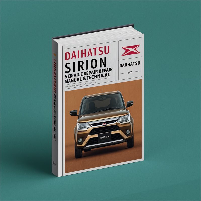 DAIHATSU SIRION Service Repair Manual & Technical 