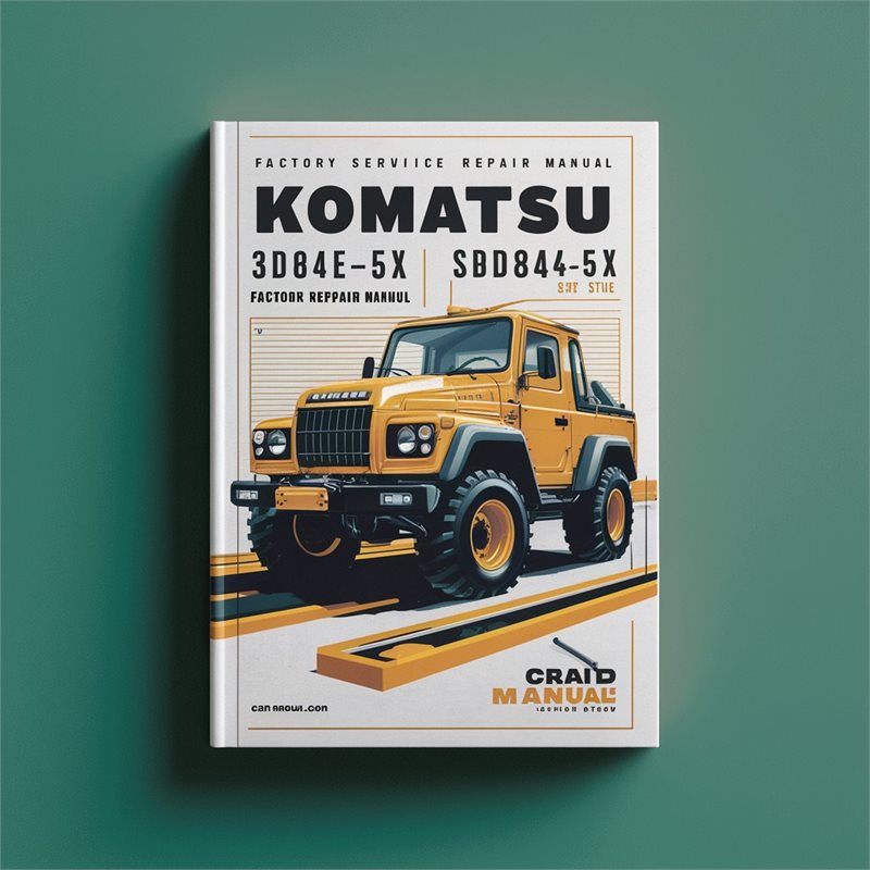 Komatsu 3D84E-5X S3D84E-5X Factory Service Repair Manual 