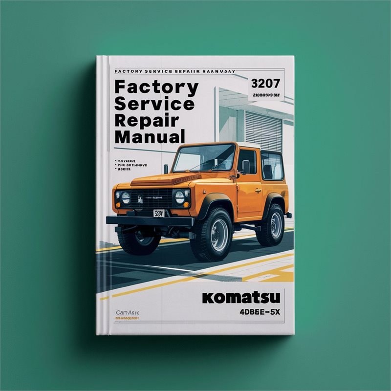 Komatsu 3D88E-5P 4D88E-5X 4D94LE-2Z Factory Service Repair Manual 