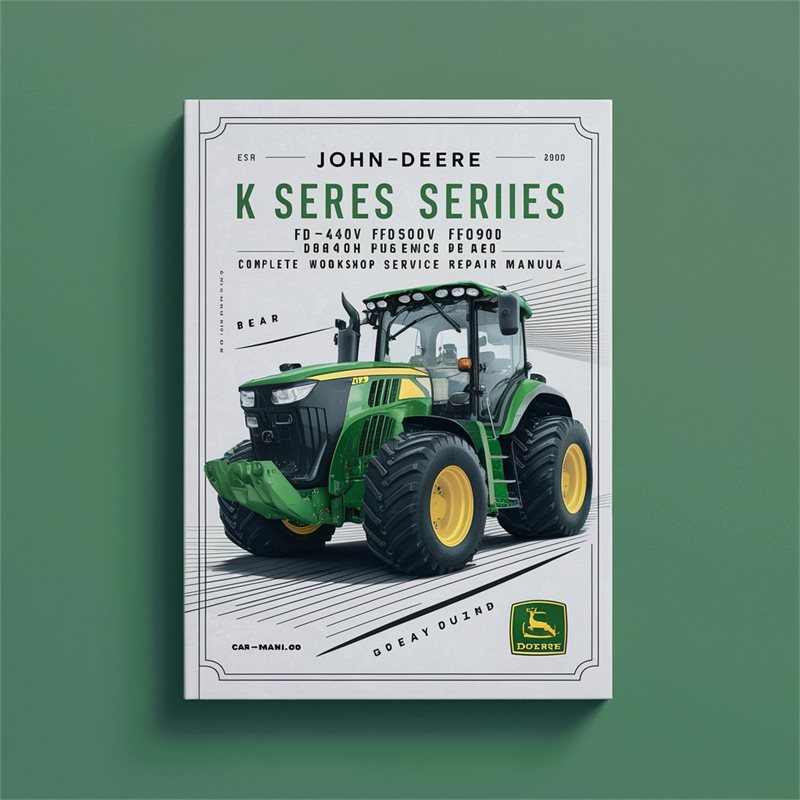 John Deere K Series FD440V FD501V FD590V FD620D Liquid Cooled Engine Complete Workshop Service Repair Manual 