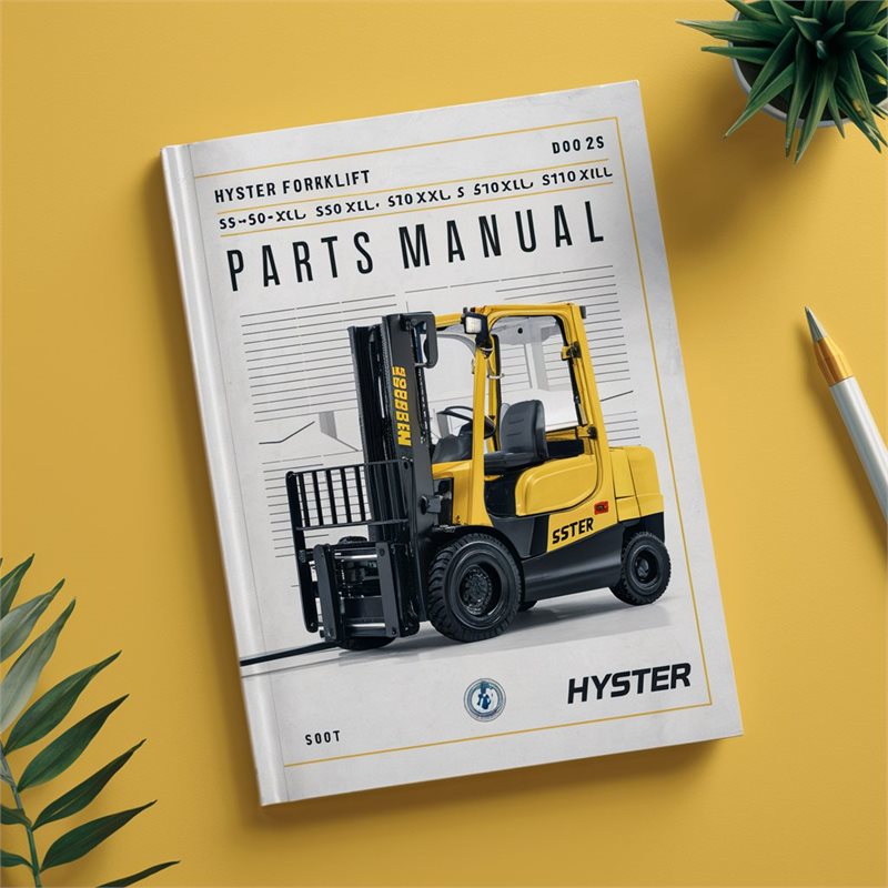 Hyster Forklift D004 Series Parts Manual