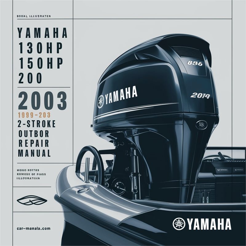 Yamaha 130HP 150HP 200HP 1999-2003 2-STROKE OUTBOARD Repair Manual 