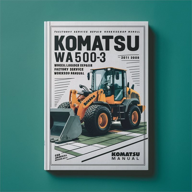 Komatsu WA500-3 Wheel Loader Factory Service and Repair Workshop Manual 