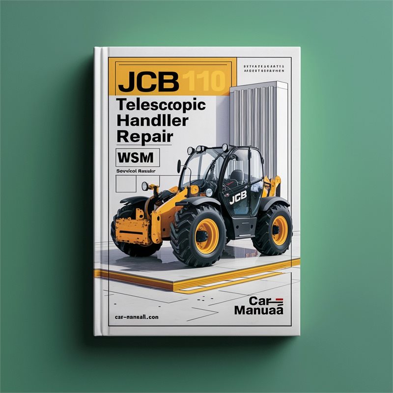 JCB 530-110 Telescopic Handler WSM Service Manual Repair 