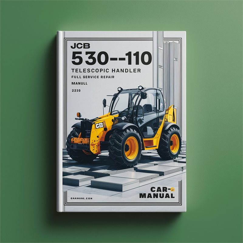 JCB 530-110 Telescopic Handler Full Service Repair Manual 