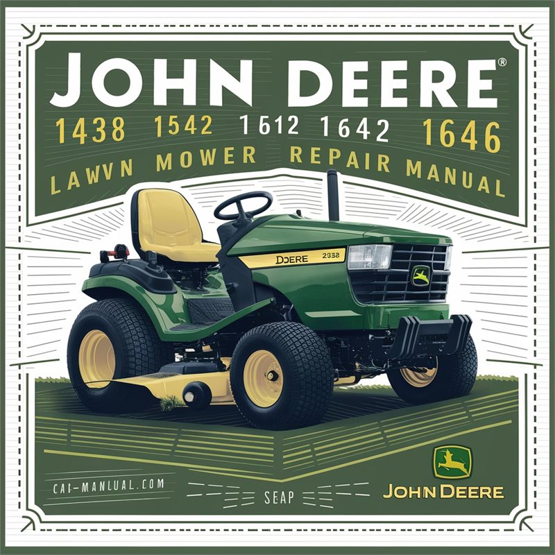 John Deere Sabre 1438 1542 1642 1646 Lawn Mower Service Repair Manual 