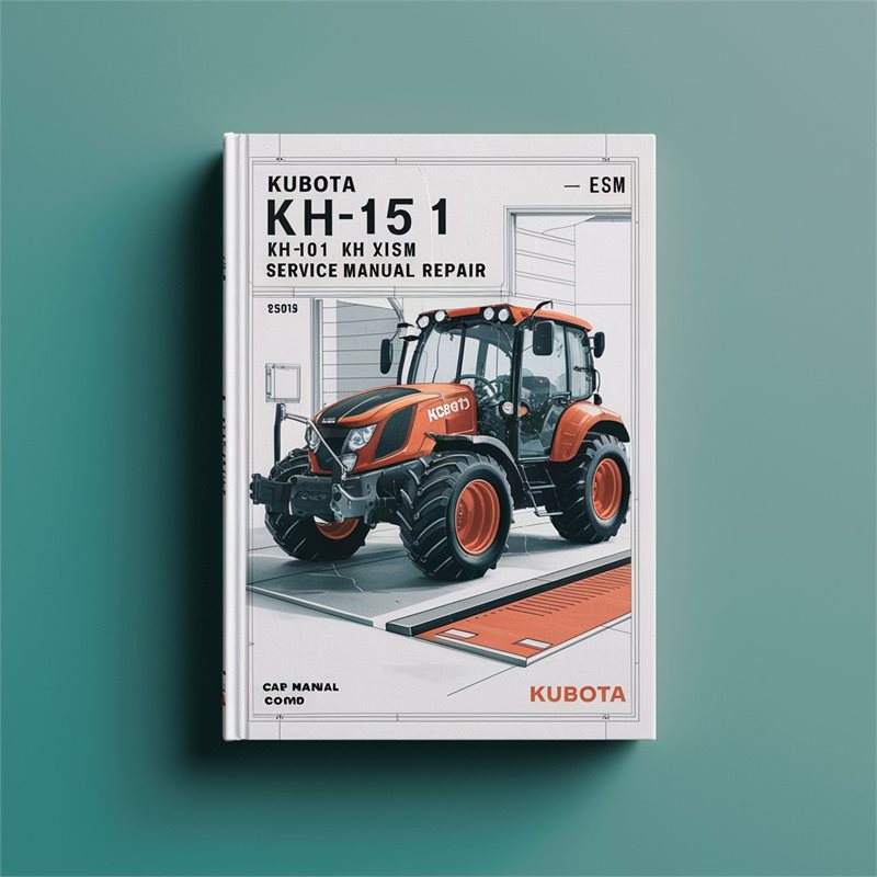 Kubota KH101 KH151 KH-101 KH-151 WSM Service Manual Repair 