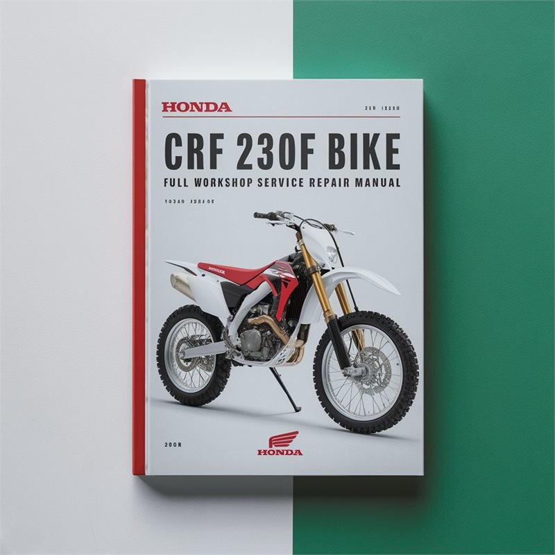 HONDA CRF 230F BIKE Full Workshop Service Repair Manual 