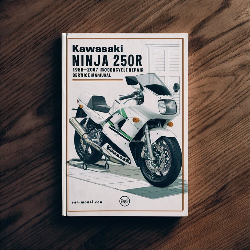 Kawasaki Ninja GPX 250R Motorcycle Repair Service Manual 1988-2007