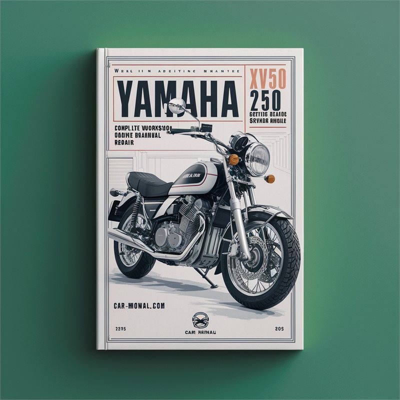 Yamaha XV250 Virago 250 Motorcycle Complete Workshop Service Repair Manual (1989-2005)