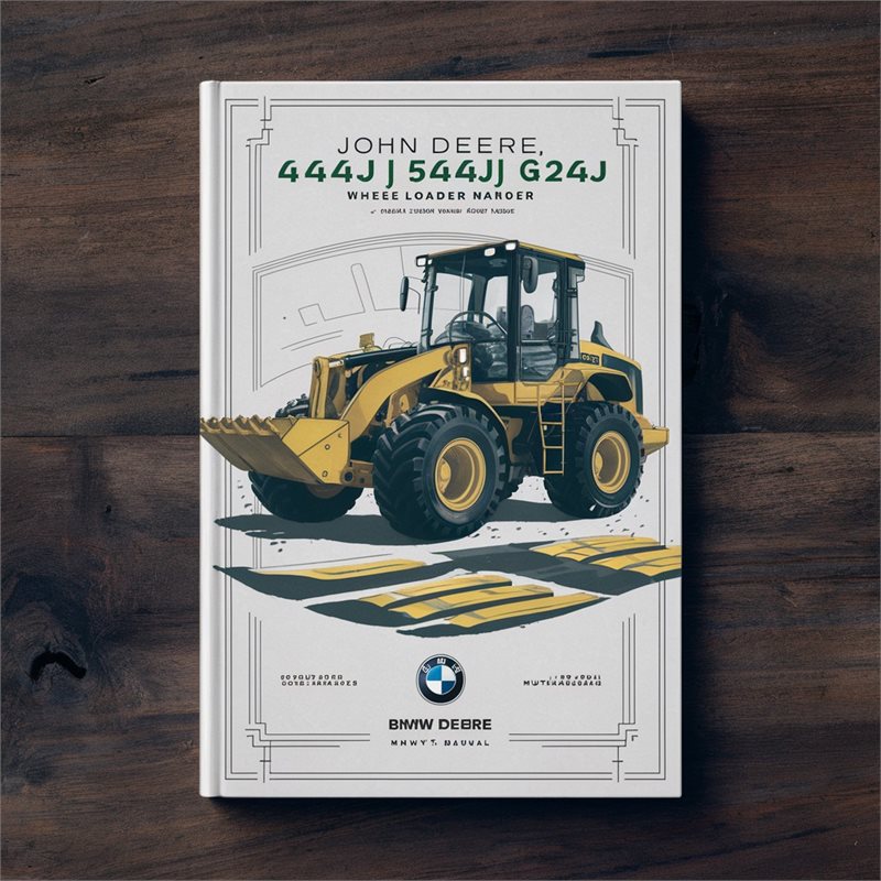 JOHN DEERE 444J 544J 624J Wheel Loader Repair Service Manual 