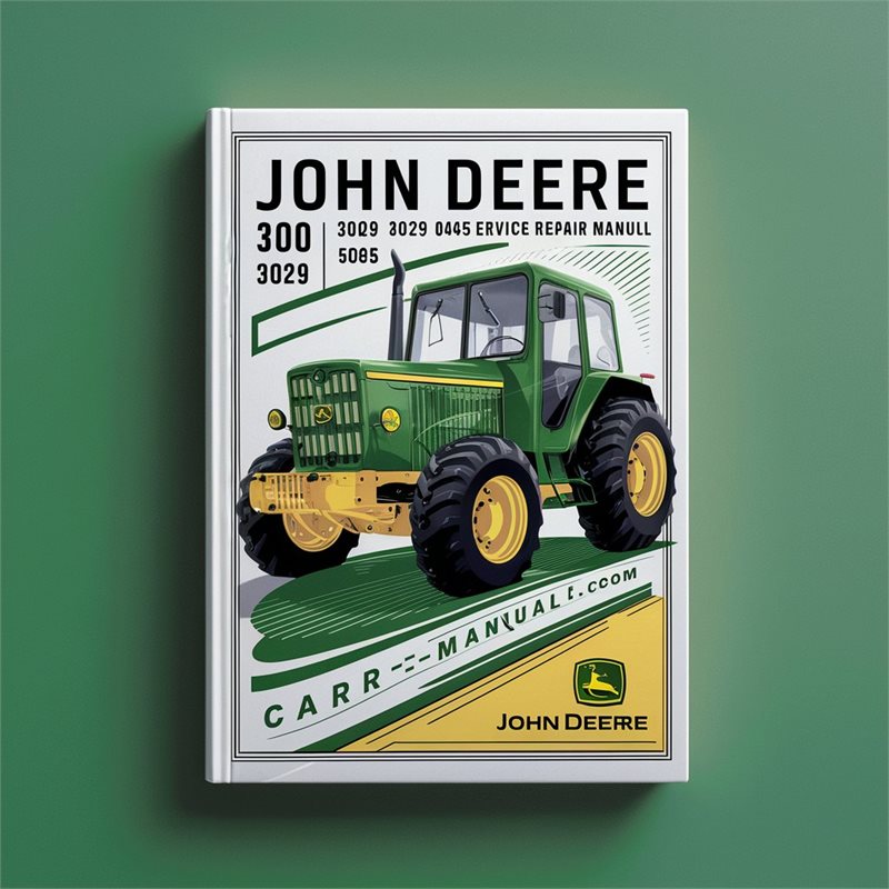 John Deere 300 3029 4039 4045 6059 6068 Engines Service Repair Manual 