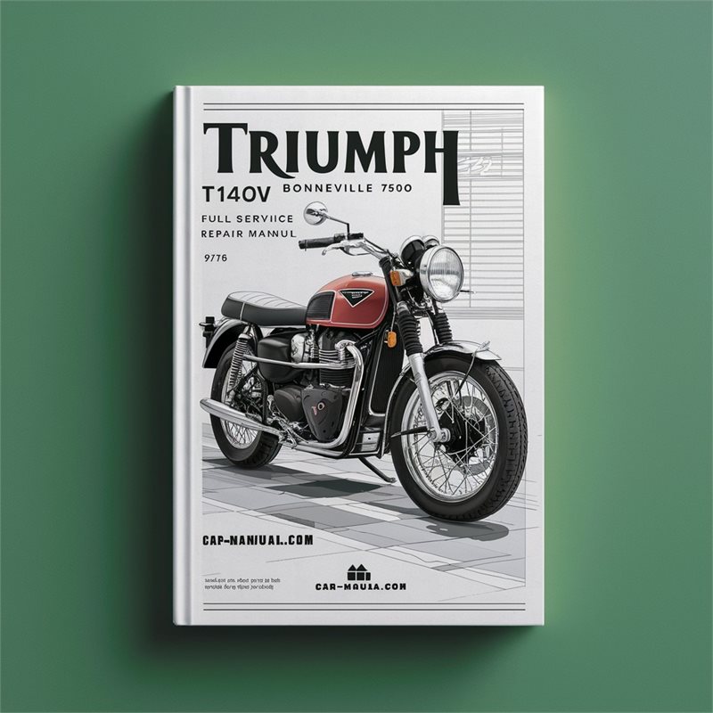 Triumph T140V Bonneville 750 1976 Full Service Repair Manual 