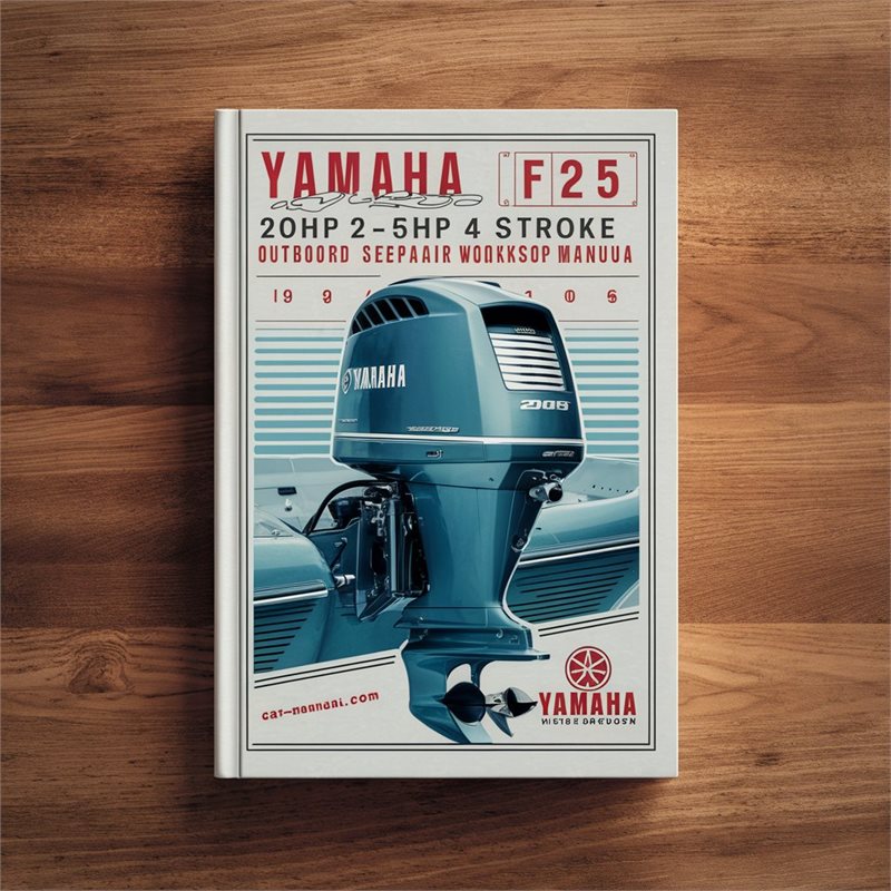 Yamaha F20 F25 20hp 25hp 4 Stroke Outboard 1996-2006 Service Repair Workshop Manual 