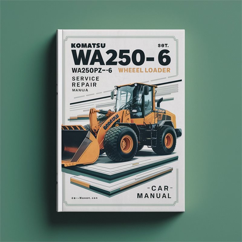 Komatsu Wa250-6 Wa250pz-6 Wheel Loader All Service Repair Manual