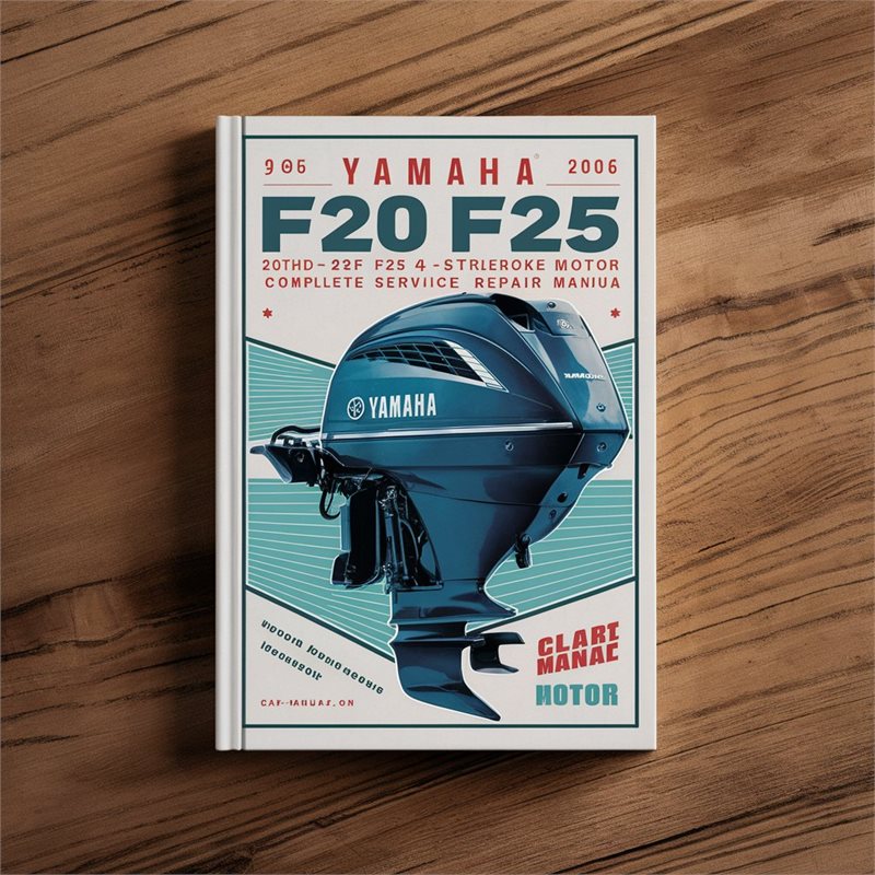 Yamaha F20 F25 4-Stroke Outboard Motor 1996-2006 Workshop Service Repair Manual