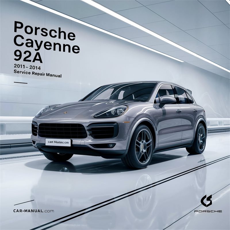 Porsche Cayenne 92A 2011 2012 2013 2014 Service Repair Manual 