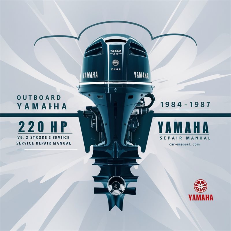 Outboard Yamaha 220 HP V6 2 stroke 1984-1987 Service Repair Manual 