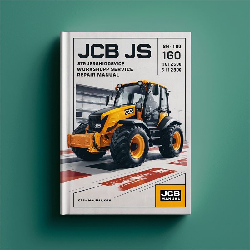JCB JS 160 SN 1612500-1612899 Workshop Service Repair Manual 