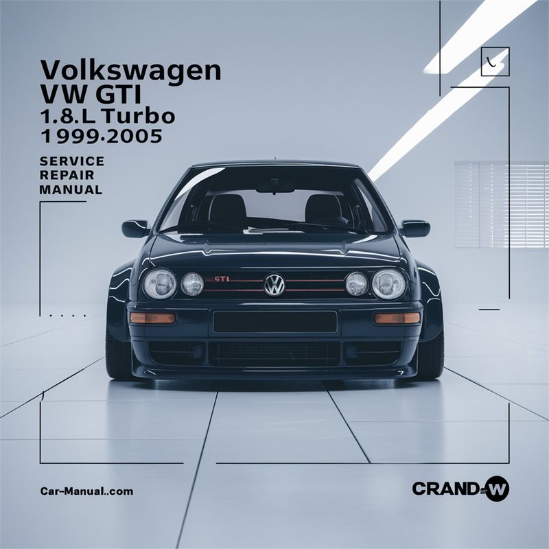 Volkswagen VW GTI 1.8L turbo 1999-2005 Service Repair Manual 