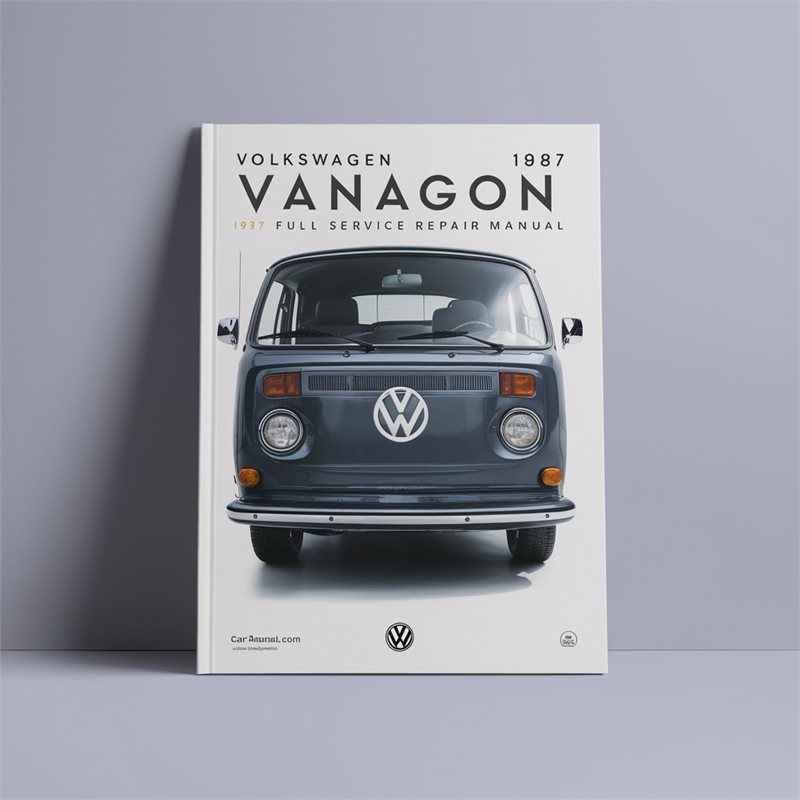 Volkswagen Vanagon 1987 Full Service Repair Manual 