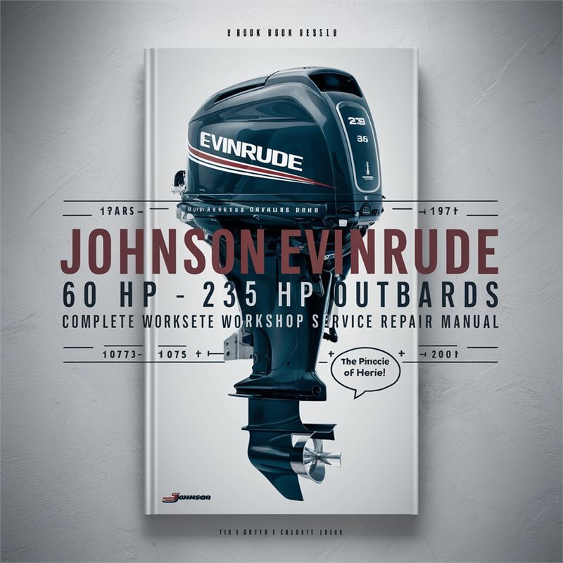 Johnson Evinrude 60-235 hp Outboards Complete Workshop Service Repair Manual 1973-1991