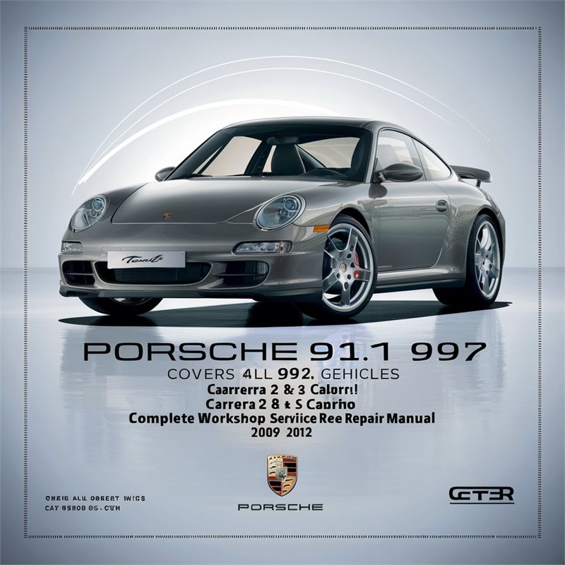 Porsche 911 997 Generation 2 Carrera, GT3, Turbo Complete Workshop Service Repair Manual 2009-2012