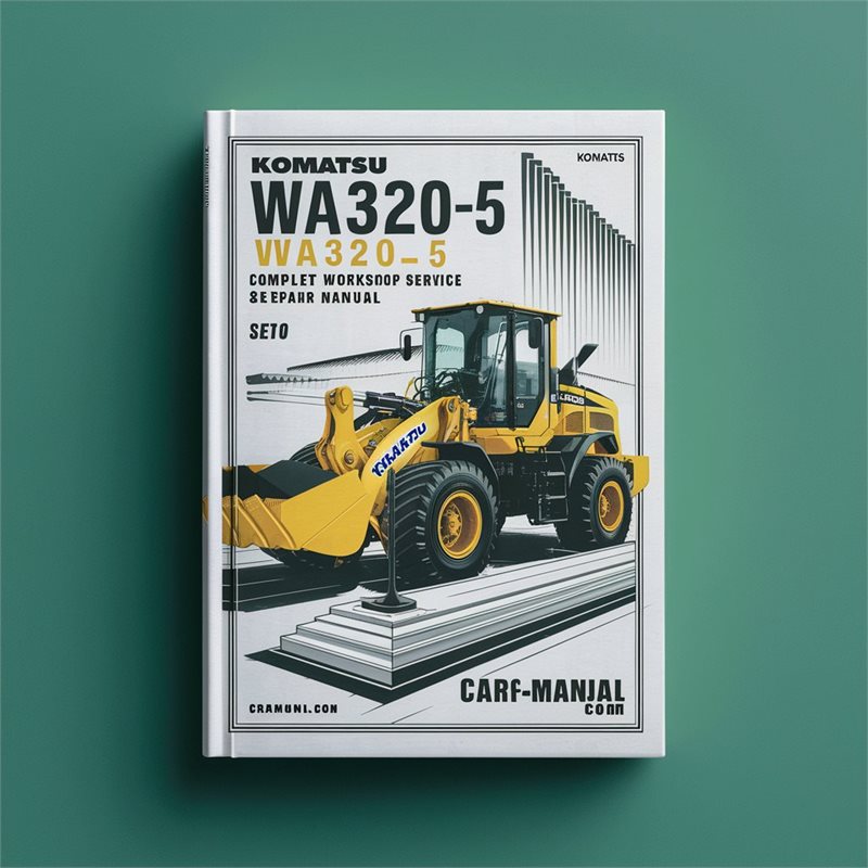 Komatsu WA320-5 WA320L-5 Wheel Loader Complete Workshop Service Repair Manual 