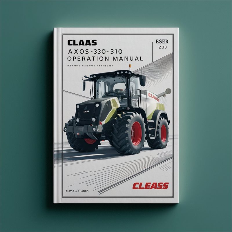 Claas Axos 340-330-320-310 Operation Manual 
