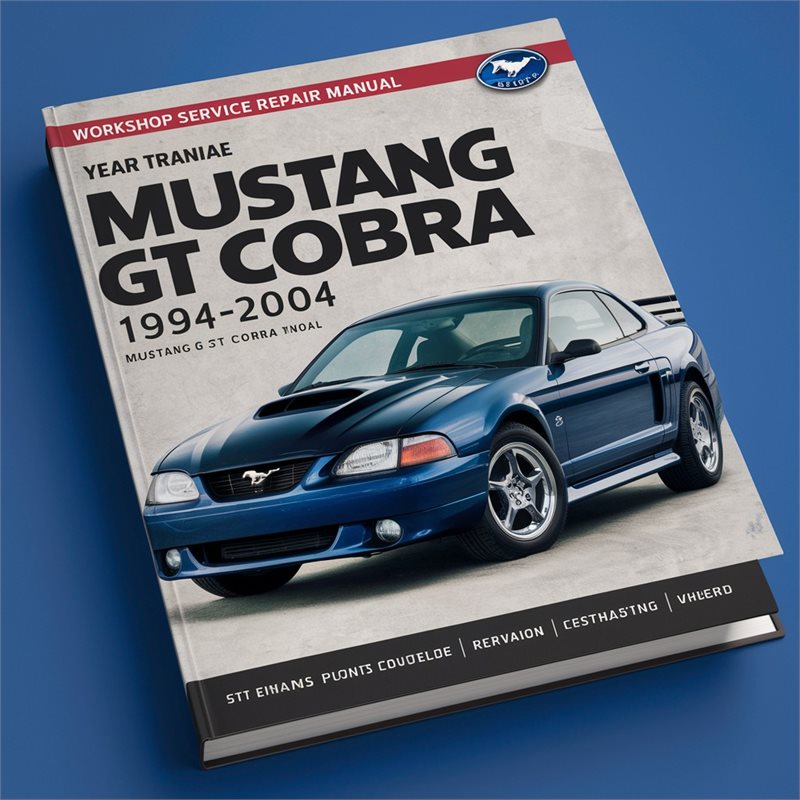 MUSTANG GT COBRA 1994-2004 Workshop Service Repair Manual 
