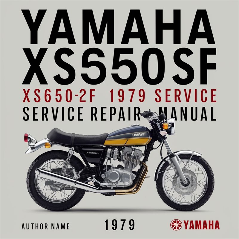 Yamaha XS650SF XS650-2F 1979 Service Repair Manual 
