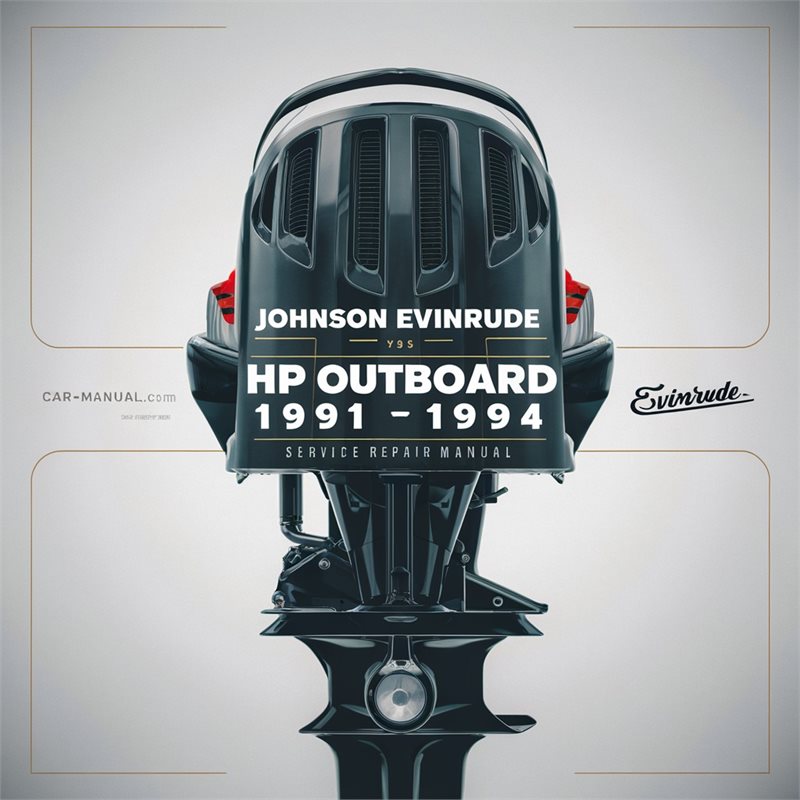 JOHNSON EVINRUDE 60 HP OUTBOARD 1991-1994 Service Repair Manual 
