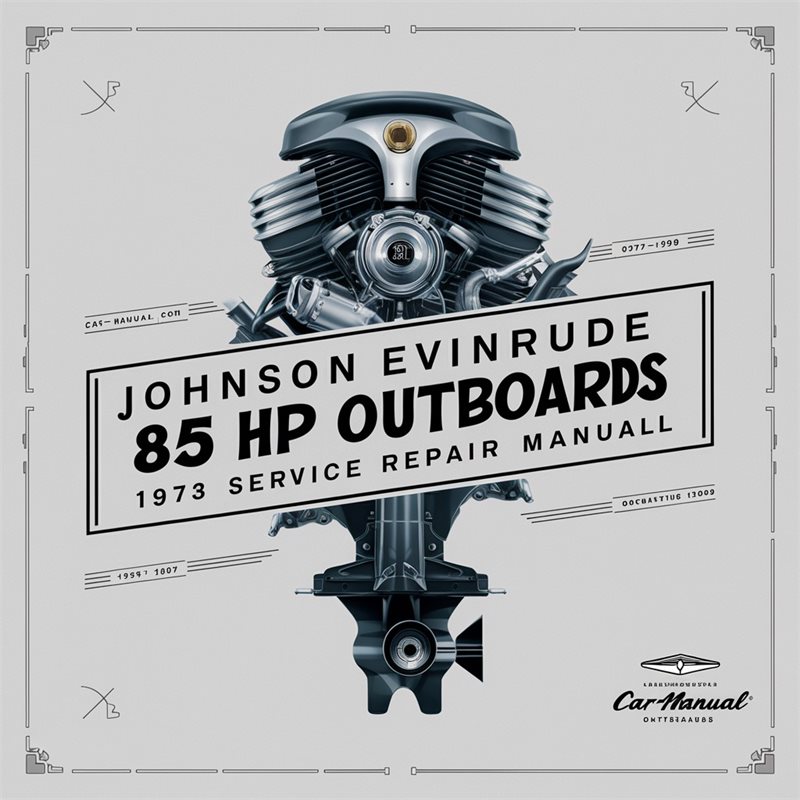 JOHNSON EVINRUDE 85 HP OUTBOARDS 1973-1989 Service Repair Manual 