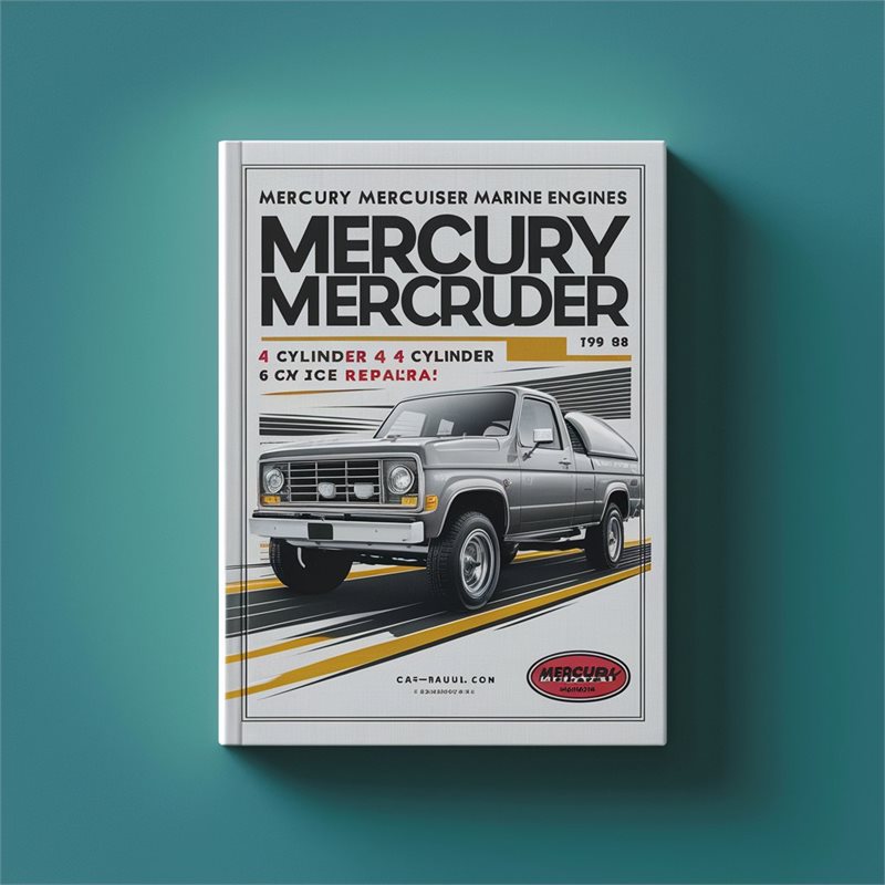 Mercury Mercruiser Number 3 Marine Engines 4 Cylinder GM 6 Cylinder GM V-8 Cylinder Service Repair Manual 1978-1984