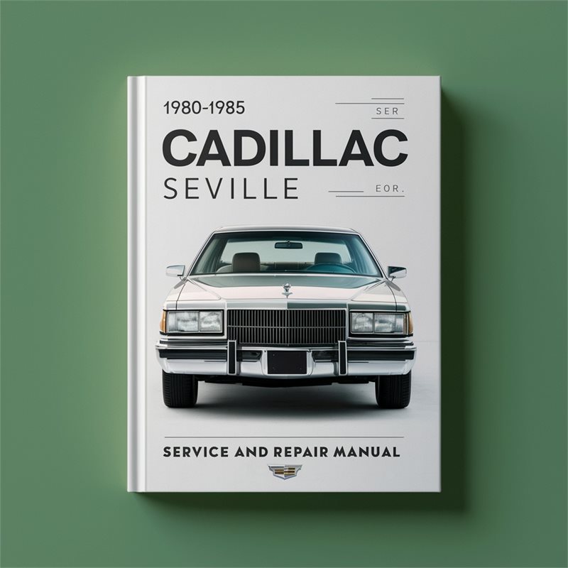 1980-1985 Cadillac Seville Service and Repair Manual 