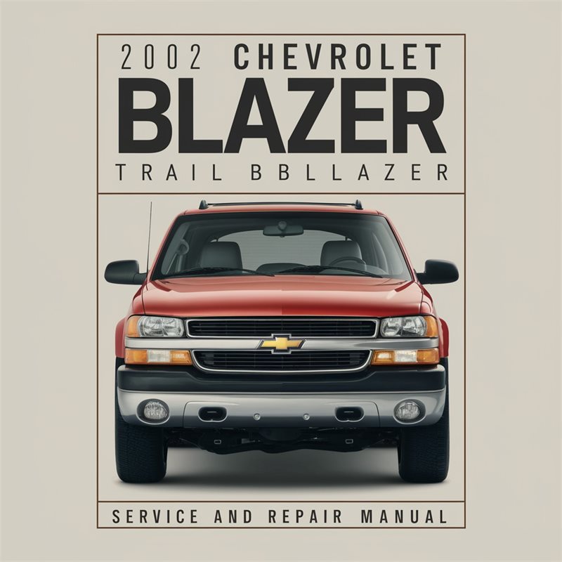 2002 Chevrolet Blazer Trailblazer Service and Repair Manual 