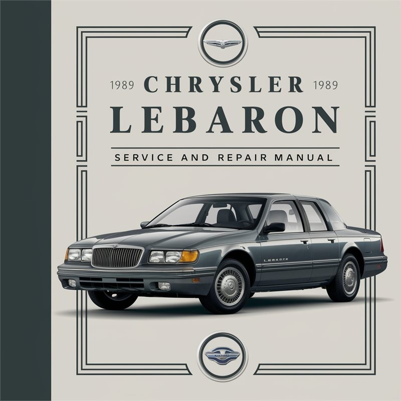 1989 Chrysler LeBaron Service and Repair Manual 