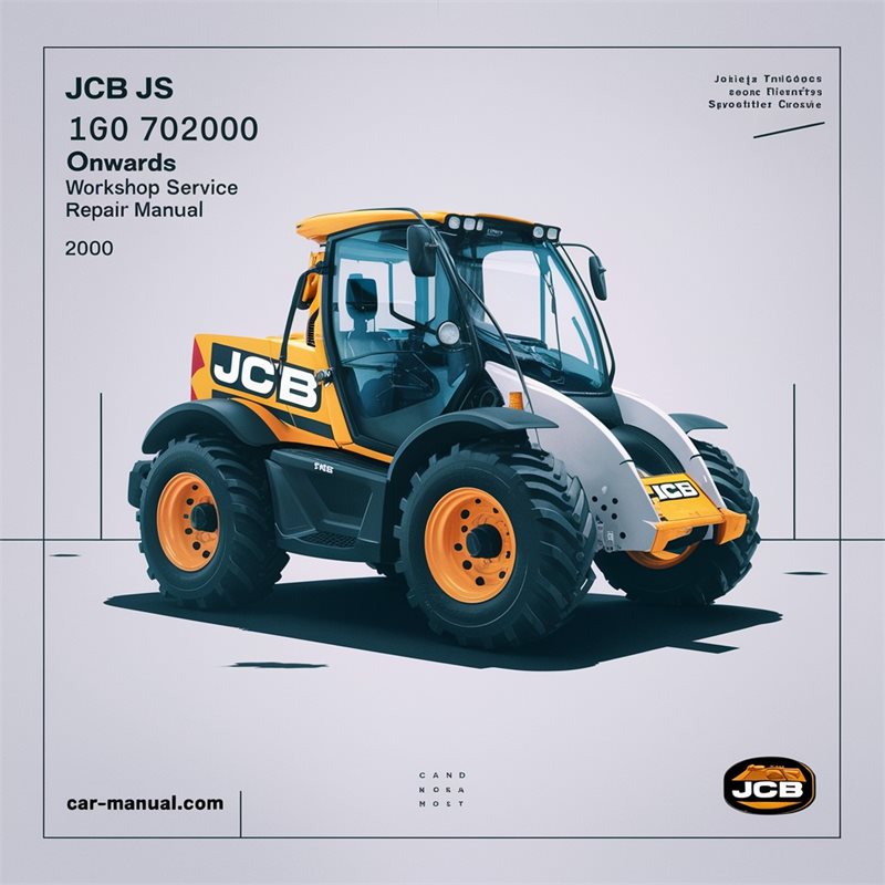 JCB JS 160 702000 Onwards Workshop Service Repair Manual 