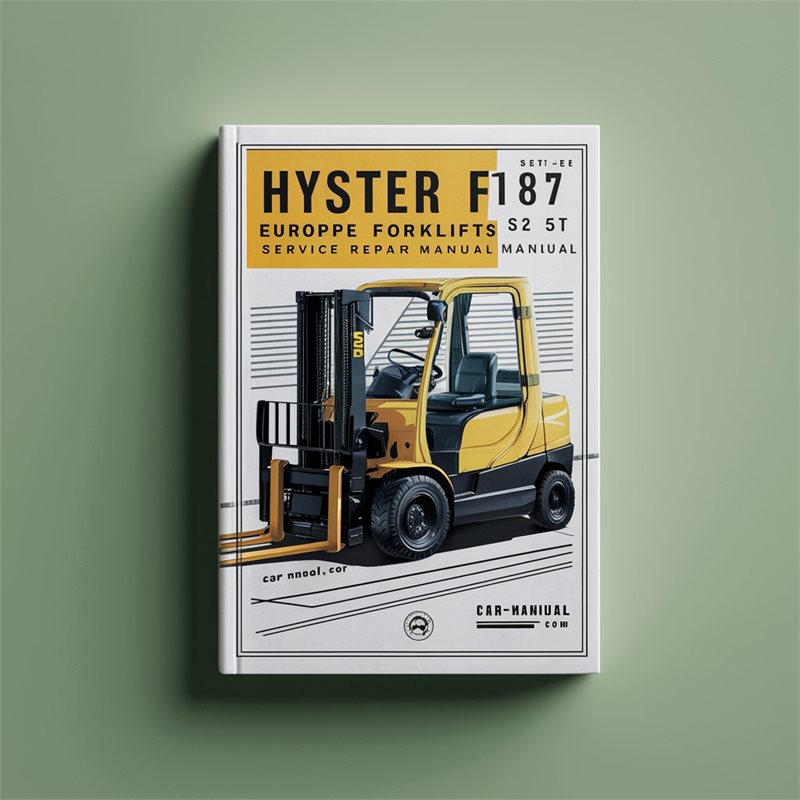 Hyster F187 S2 5ft Europe Forklift Service Repair Manual 