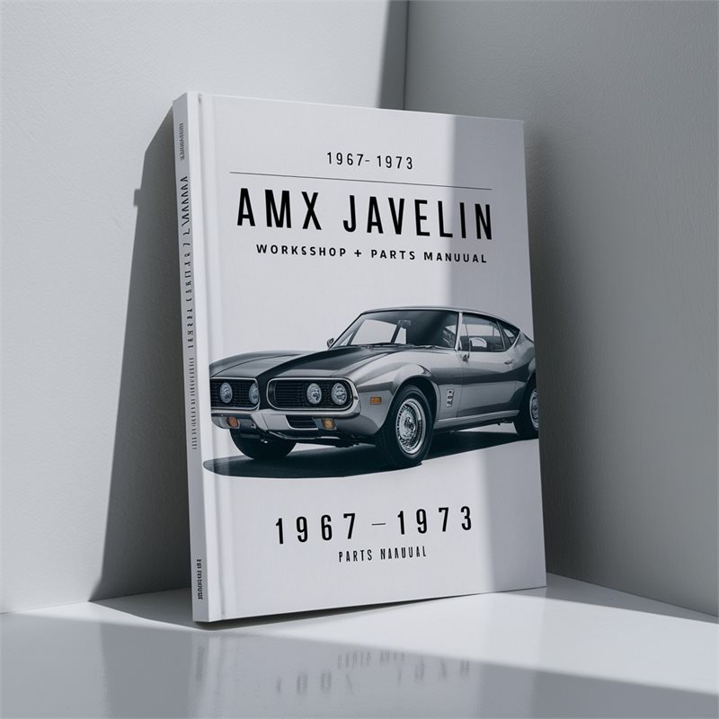 1967-1973 AMC AMX JAVELIN Workshop + Parts Manual 2430 pgs 