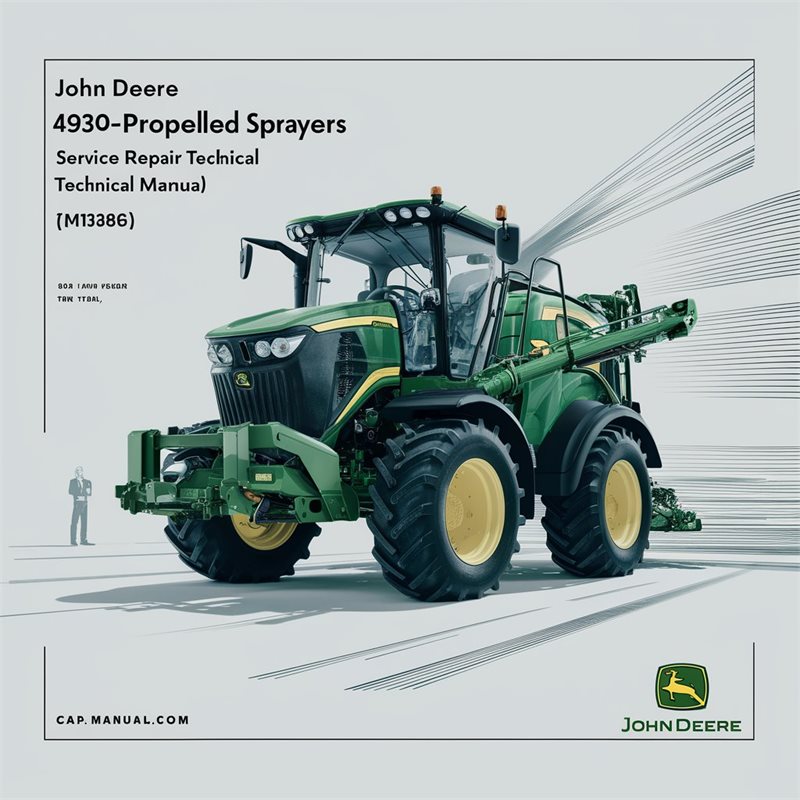 John Deere 4930 Self-Propelled Sprayers Service Repair Technical Manual (TM1386) 
