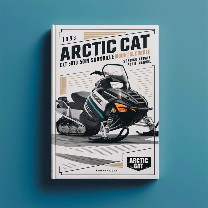 1993 Arctic CAT EXT 580 MountAIN CAT Snowmobile Service Repair Manual 