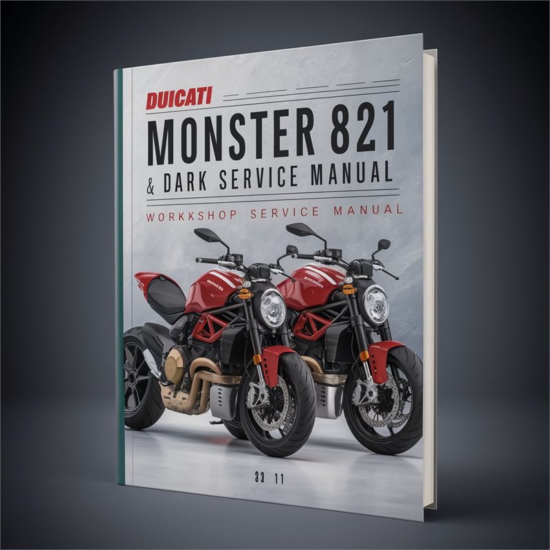 DUCATI MONSTER 821 & DARK BIKE Workshop Service Repair Manual 