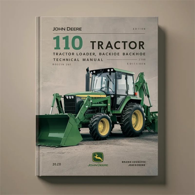 John Deere 110 Tractor Loader Backhoe Technical Manual 