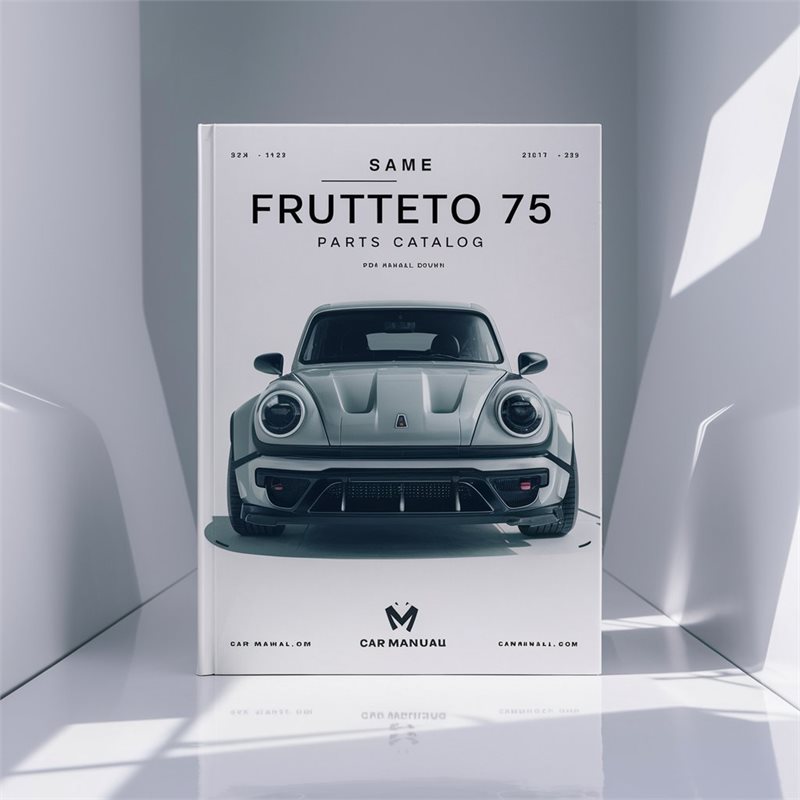 Same Frutteto 75 Parts Catalog Manual 