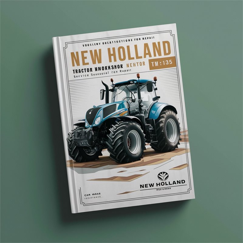New Holland TM135 Tractor Workshop Service Manual for Repair 