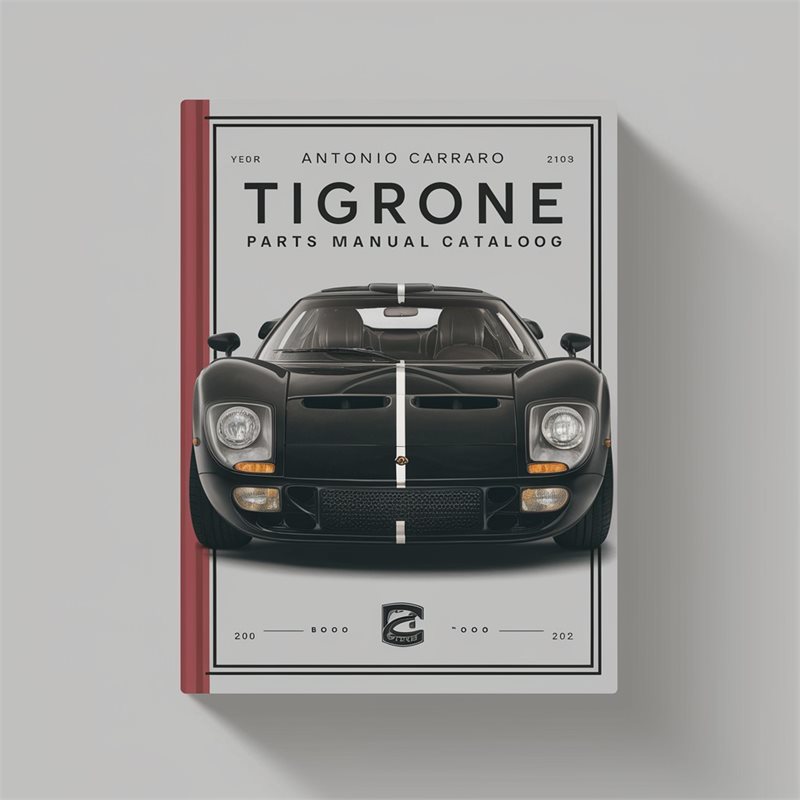 Antonio Carraro Tigrone Parts Manual Catalog 