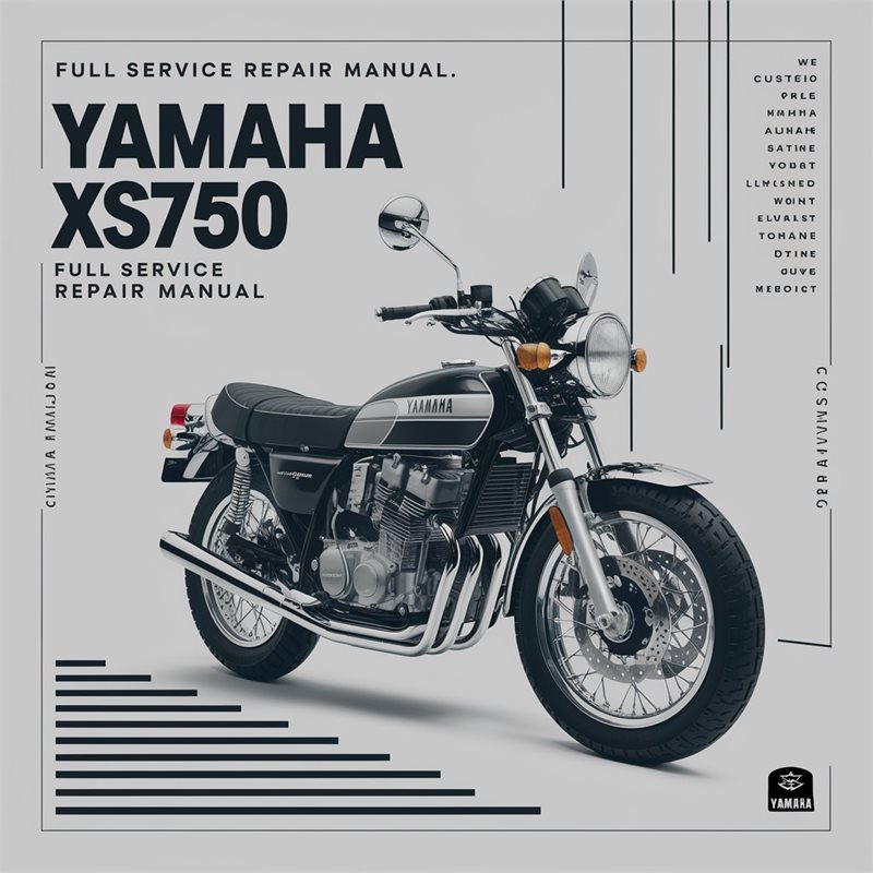 Yamaha Xs750 1978 Full Service Repair Manual 